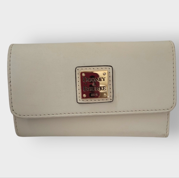 Dooney & Bourke Handbags - Dooney & Bourke Belvedere Flap Wallet – Pebble Leather, Like New